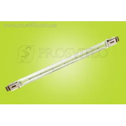 Лампа теплова КГТ 220-1000 SK15, 350 мм інфрачервона галогенна лампа термовипромінювач для сушіння та нагрівання