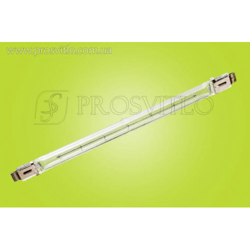 Лампа теплова КГТ 220-1000 SK15, 350 мм інфрачервона галогенна лампа термовипромінювач для сушіння та нагрівання