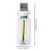USB LED лампа ретро стилю синя, тепле світло 2700K, Edison ефект (арт. 3532) - фото 2