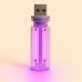 USB LED лампа ретро стилю фіолетова, тепле світло 2700K, Edison ефект (арт. 3533) - фото 2