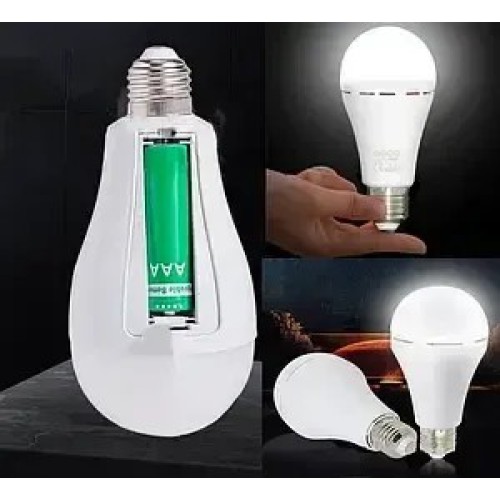 Аварійна світлодіодна лампа 20W з акумулятором на патрон лампочка Led акумуляторна під цоколь