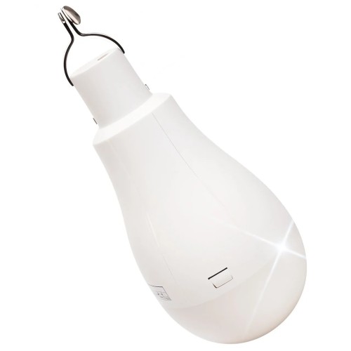 Лампочка на акумуляторі світлодіодна LED лампа аварійна 3 режими роботи автономна 20Вт 2ШТ BRS White