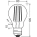 OSRAM LED Classic A60 2.2W, заміна 40W, світлодіодна лампа E27 з філаментною ниткою, 470 лм, яскраво-біла