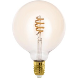 Світлодіодна лампа Eglo Connect.z Smart Home E27 G125, ZigBee, регульована яскравість, біле світло, 360 лм, 5 Вт