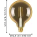 Світлодіодна смарт-лампа Eglo Connect.z G125 E27 ZigBee регульована яскравість теплий білий 650 лм 6 Вт вінтаж бурштинова