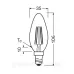 Світлодіодна лампочка Osram LED Filament E14 4000K 806 lm