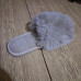 Жіночі пухнасті тапочки сірі з хутром. М'які домашні капці відкриті (36-41) - фото 3