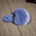 Тапочки кімнатні жіночі пухнасті триколірні Хутряні капці закриті м'які 36-41 - фото 2