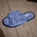 Женские пушистые тапочки серые с ушками и стразами. Теплые домашние шлепанцы искусственный мех (36-41) (арт. 7887)