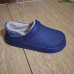 Галоші жіночі утеплені сині Сабо з піни ЕВА зимові закриті фактурні 36-41 - фото 2