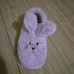 Тапочки кімнатні жіночі Зайчики рожеві Теплі домашні капці з вушками закриті 36-41 - фото 4
