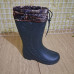 Чоловічі зимові чоботи з піни ЕВА утеплені. Гумові чоботи для риболовлі з манжетом. Розміри 41-45 (арт. 7933) - фото 2