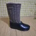 Високі зимові бурки-валянки в калоші, стьобані (розміри 38-45)