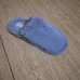 Женские пушистые комнатные тапочки голубые. Мягкие меховые тапочки для дома. Размеры 36-41 (арт. 7947) - фото 4
