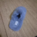 Женские пушистые комнатные тапочки голубые. Мягкие меховые тапочки для дома. Размеры 36-41 (арт. 7947) - фото 5