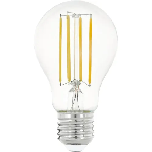 Світлодіодна лампа Eglo Edison E27 A60 8Вт тепле біле світіння 2700K прозора колба LED filament ретро дизайн