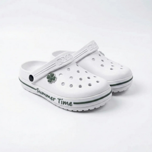 Жіночі сабо (крости) білі Dago Style 