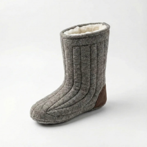 Валенки домашние (чуни) стеганые на меху, без галош (38-45) 42