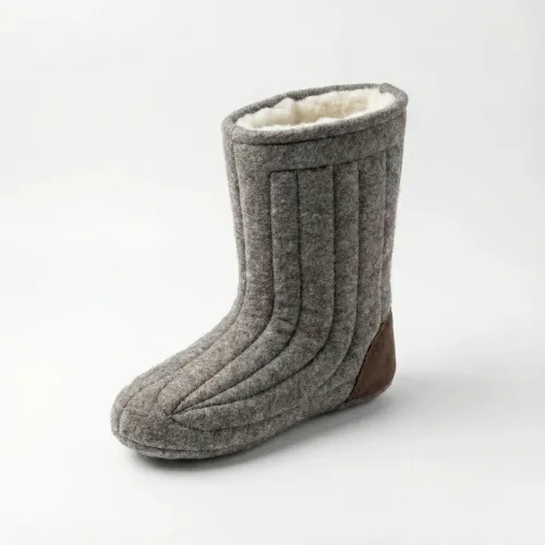 Валенки домашні (чуні) стьобані на хутрі, без галош (38-45) 43