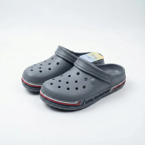 Сабо крокси сірі з піни EVA (р. 36-41) Unlimited, пляжне взуття для басейну та саду 40