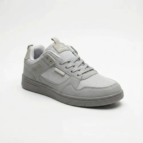 Чоловічі кросівки сірі літні сітка WALKING. Легкі повсякденні кеди на шнурівці 43