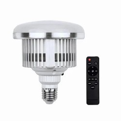 LED лампа E27 з пультом управління 120 мм для дому та офісу регулювання яскравості енергозбереження