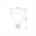 LED лампа VIDEX Filament R80FF 09W E27 1200K VL-R80FF-09271