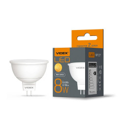 LED лампа VIDEX MR16e 8W GU5.3 4100K VL-MR16e-08534
