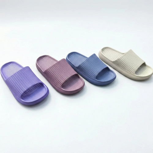 Жіночі шльопанці з піни ЕВА на платформі Пастельні кольори (37-41) м'які сланці 39