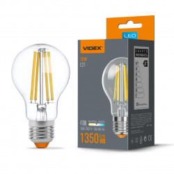LED лампа VIDEX Filament A60F 10W E27 4100K VL-A60F-10274