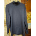 Мужской гольф-водолазка теплый, темно-серый (52-56). Базовый свитер под горло - фото 2