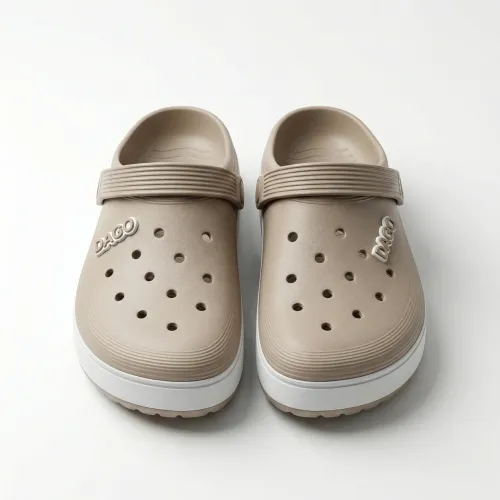 Жіночі сабо крокси Dago Style з піни ЕВА. Гумові пляжні капці (розміри 37-41) Бежеві 40