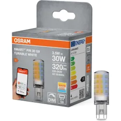 Світлодіодна лампа Osram Smart+ WiFi G9 3,5 Вт 320 лм регульоване біле світло 2700 6500 K енергоефективна
