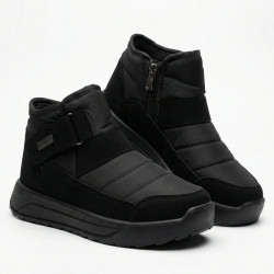 Мужские зимние ботинки-комфорт Progress на липучке. Мягкие бурки на широкую ногу (41-45 р) 45