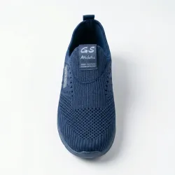 Чоловічі літні мокасини Sipanis Сині. Легкі текстильні сліпони без шнурків (41-45) 43