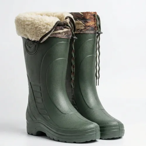 Чоловічі зимові чоботи піна ЕВА 41-45, утеплені вологостійкі чоботи для риболовлі -30 °C, хакі 45