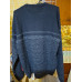 Мужской джемпер свитер Турция, большие размеры 56-58, синий в полоску Vicente - фото 4