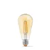 LED лампа VIDEX Filament ST64FAD 6W E27 2200K димерна VL-ST64FAD-06272