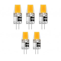 Світлодіодна лампа G4 12V LED 3W 3000K тепле світло (5 шт)
