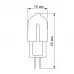 LED лампа VIDEX G4e 2W G4 4100K VL-G4e-02224