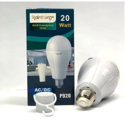 Аварійна лампочка Rainberg P920 цоколь E27 на акумуляторі кемпінговий LED ліхтар підвісний для блекауту