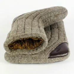 Бурки шинольні натуральні (100% вовна) зимові робочі. Теплі рукавиці на хутрі до -30 °C 44