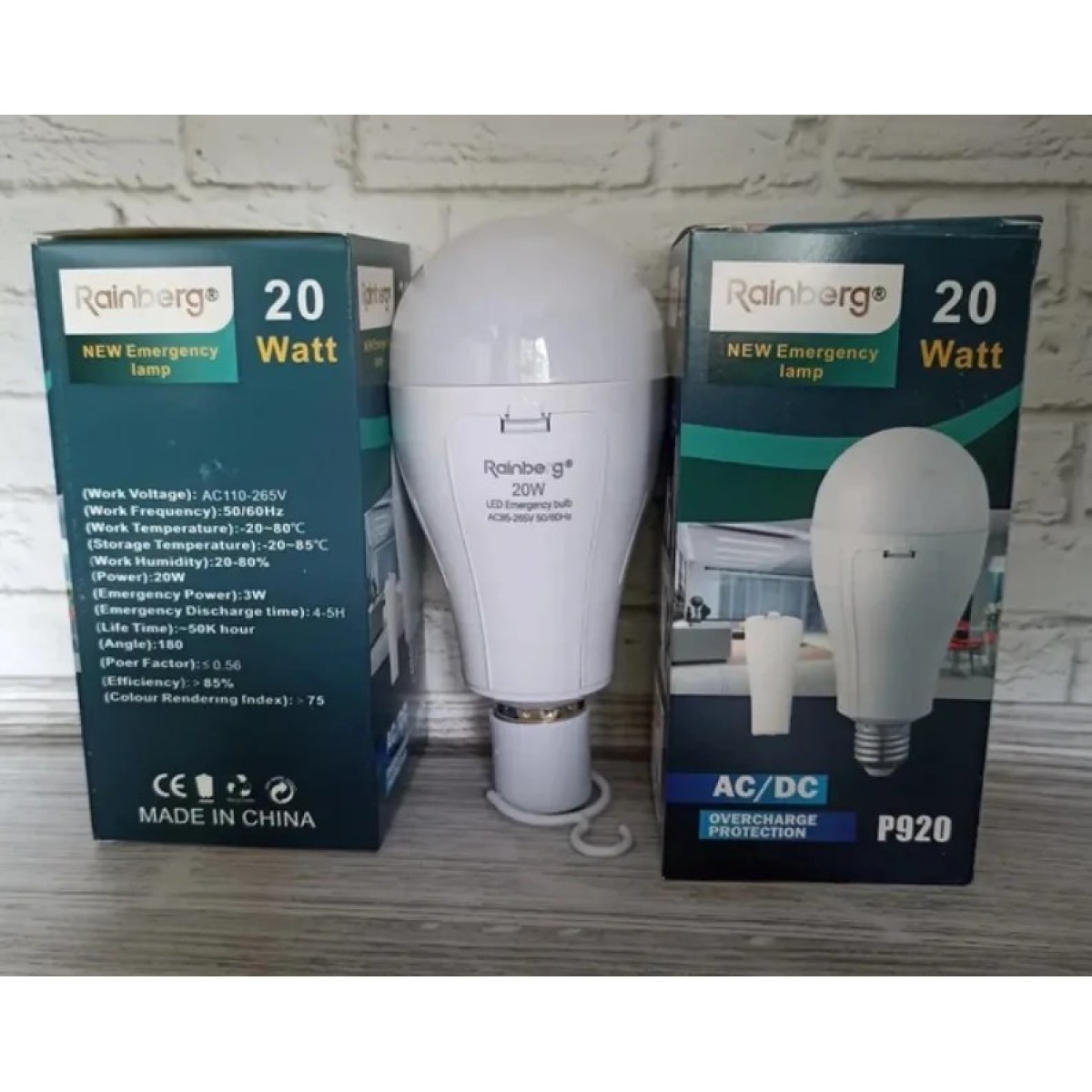 Світлодіодні LED-лампи на стелю для загального освітлення на акумуляторах для дому з гачком для підвішування (арт. 3409)