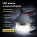 Акумуляторна лампа 20W, лампа акумуляторна E27 USB-C, LED лампочка зі знімними акумуляторами та type-c зарядкою (арт. 2994) - фото 7