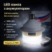 Світлодіодна LED лампа аварійна лампочка 20W з акумулятором та USB-зарядкою цоколь E27 автономна до 8 годин для дому білий (арт. 3366) - фото 4