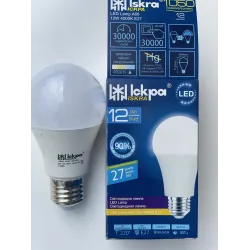 LED Лампа Іскра A60 12W 4000K E27 (аналог 90-100W)