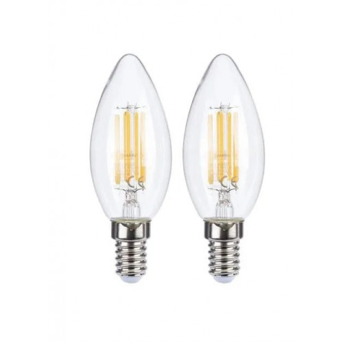 LED Лампа Іскра C37 7W 3000K E14 (свічка, аналог 60-70W) для люстр і дому