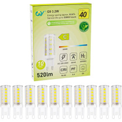 LED Лампа Іскра JC 3W 4000K G4 12 V | Нейтральний білий світ | Для точкових і декоративних світильників