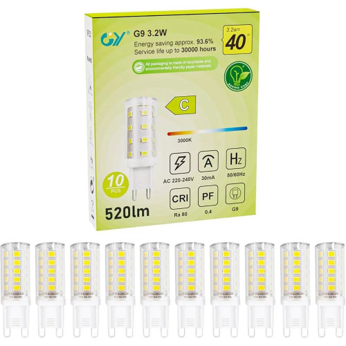 LED Лампа Іскра JC 3W 4000K G4 12 V | Нейтральний білий світ | Для точкових і декоративних світильників