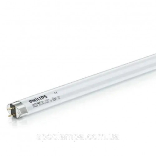 Лампа УФ 18W/10 Actinic BL TL-D Philips, люмінесцентна запасна лампа для сушіння та поліграфії, лампочка полімеризації (арт. 3726)